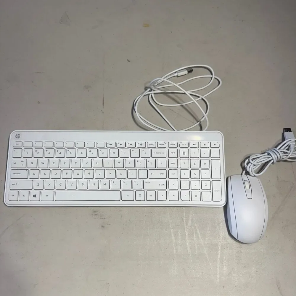 2 HP Wired Keyboards and Mouse Sets